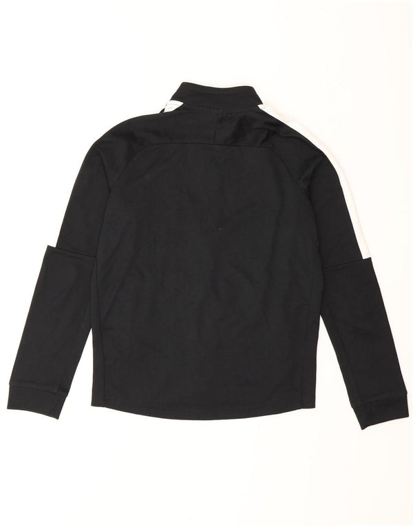 Nike Boys Dri Fit Tracksuit Top Jacket 10-11 Years Medium Black Colourblock