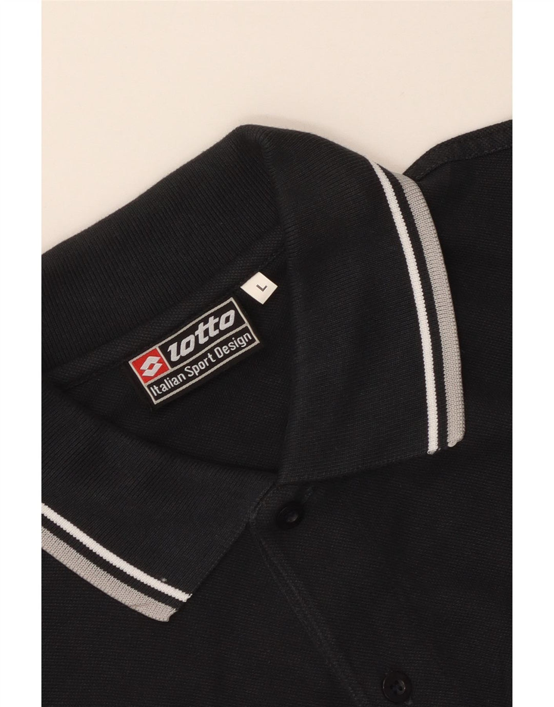 Lotto Mens Polo Shirt Large Black