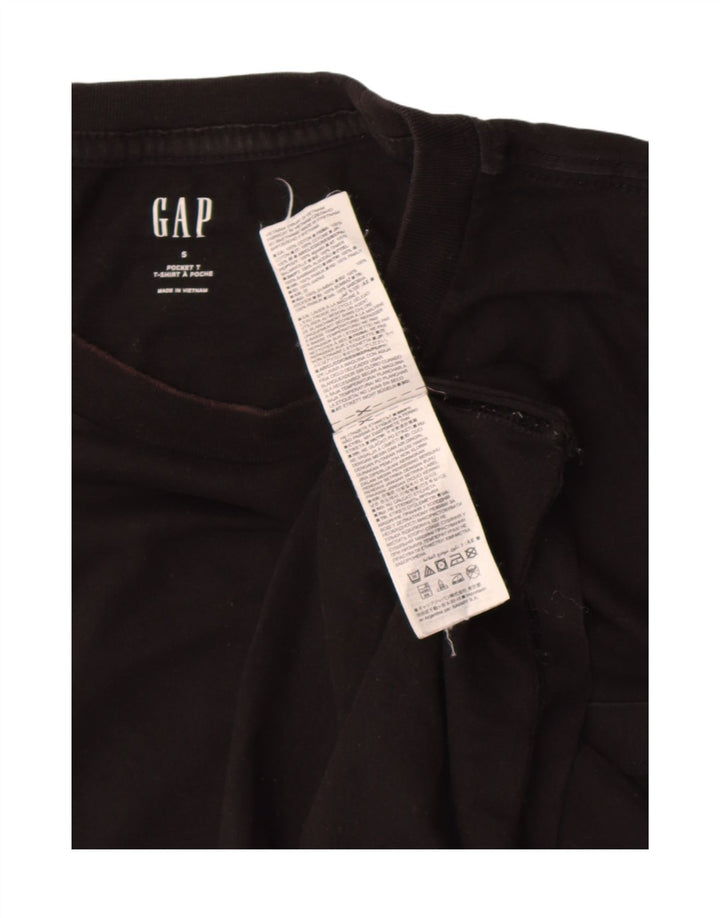 Gap Mens T-Shirt Top Small Black Cotton