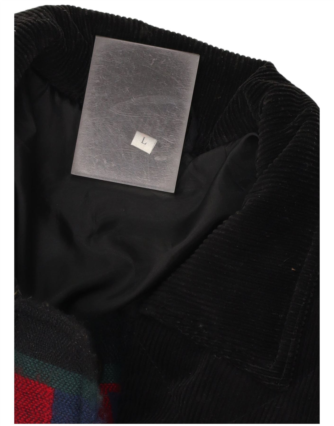 VINTAGE Mens Quilted Jacket UK 40 Large Multicoloured Geometric