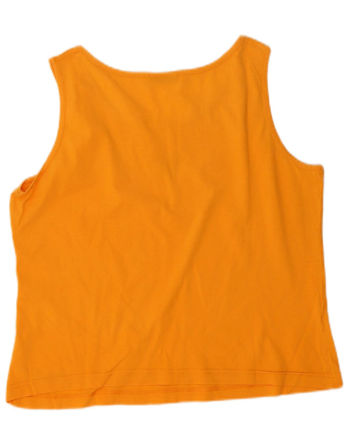 JACK WOLFSKIN Womens Vest Top UK 14 Large Orange