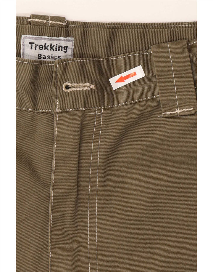 Basics Mens Cargo Shorts XL W38 Khaki Polyester