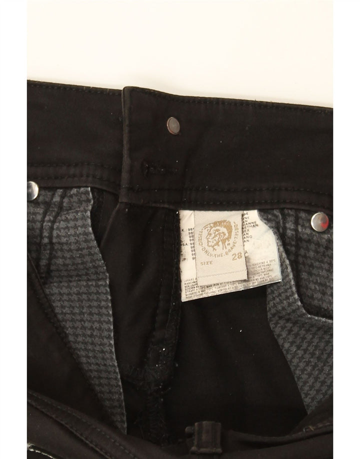 DIESEL Womens Slim Jeans W28 L31 Black Cotton Vintage Diesel and Second-Hand Diesel from Messina Hembry 
