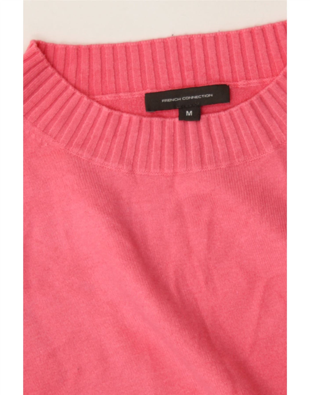 FRENCH CONNECTION Womens Turtle Neck Jumper Sweater UK 12 Medium Pink Vintage French Connection and Second-Hand French Connection from Messina Hembry 