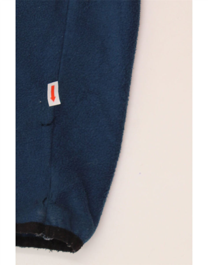 DIADORA Womens Fleece Jacket UK 16 Large Navy Blue Polyester Vintage Diadora and Second-Hand Diadora from Messina Hembry 