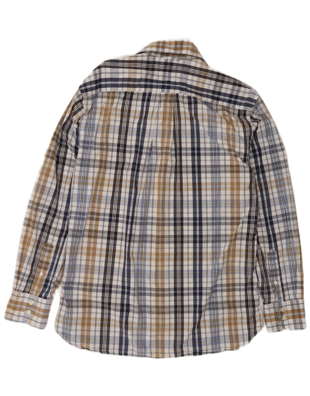 Tommy Hilfiger Mens Regular Fit Shirt Medium Multicoloured Plaid Cotton