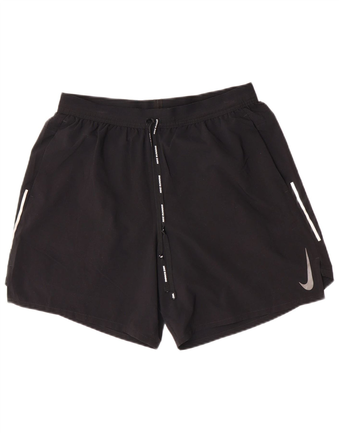 Nike Womens Dri Fit Sport Shorts Large Black Polyester