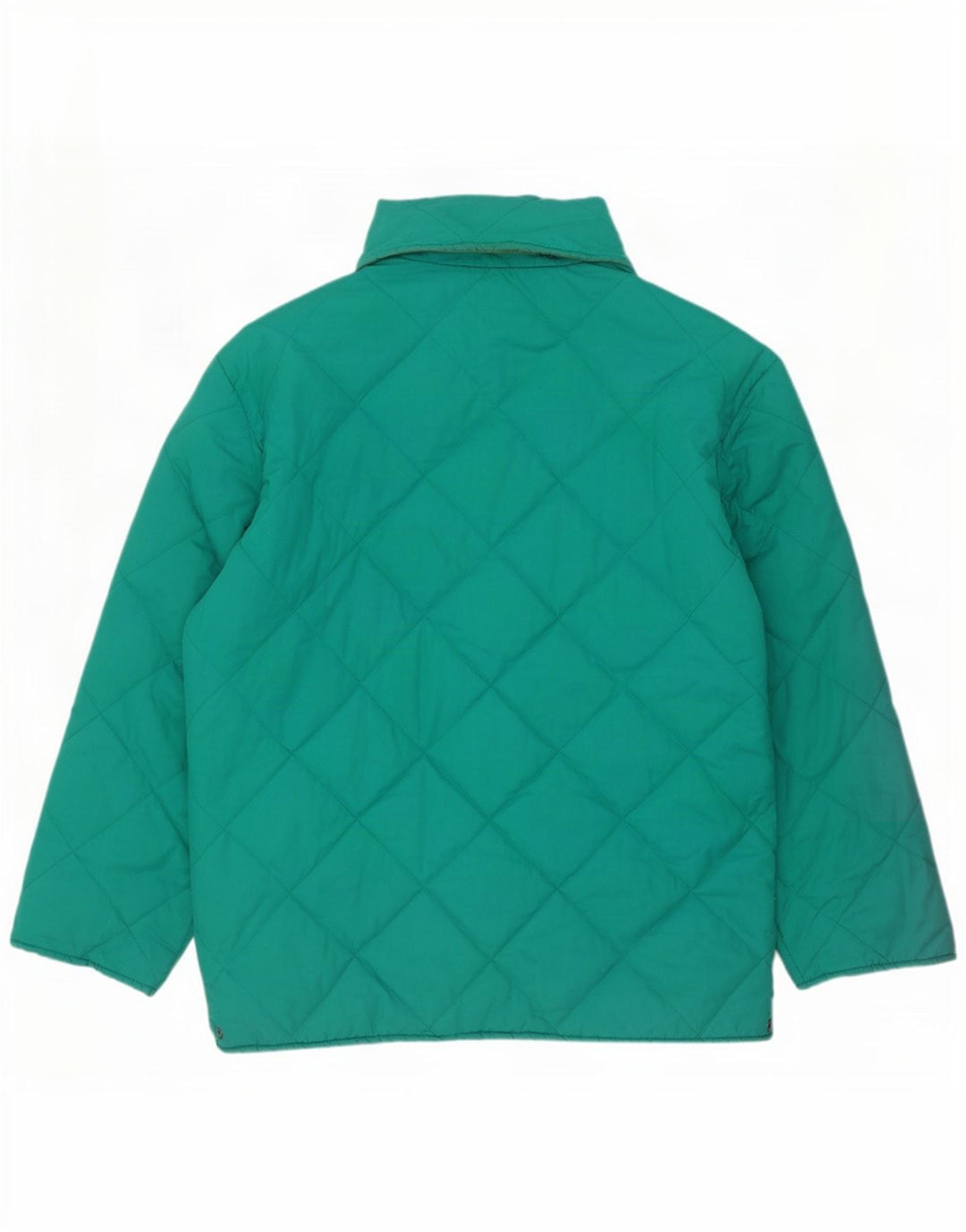 Fila Mens Quilted Jacket IT 50 Large Turquoise Polyester