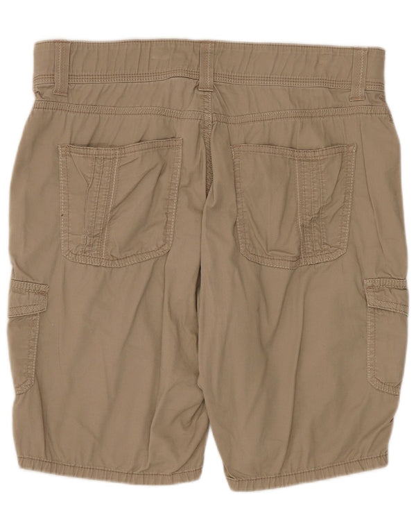 Lee Womens Cargo Shorts US 10 Large W32 Beige Cotton