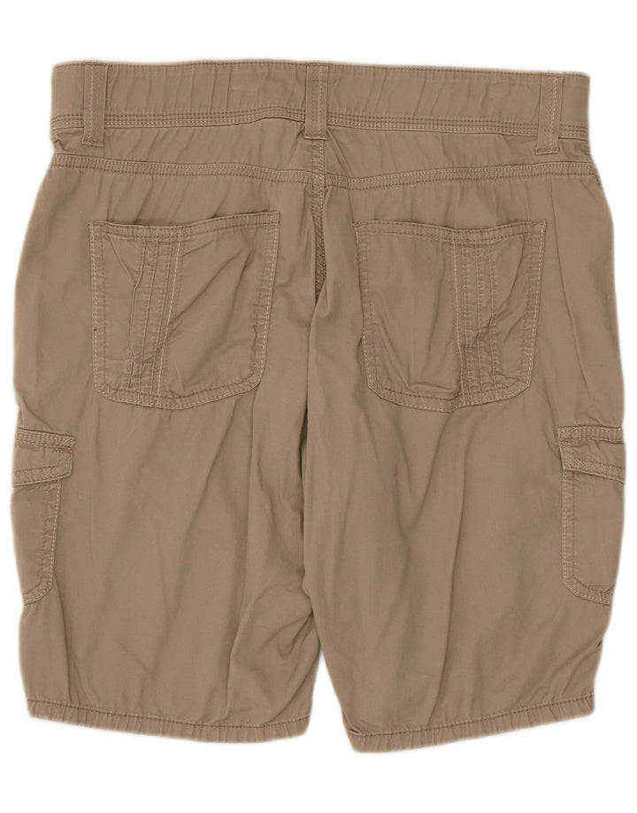 Lee Womens Cargo Shorts US 10 Large W32 Beige Cotton