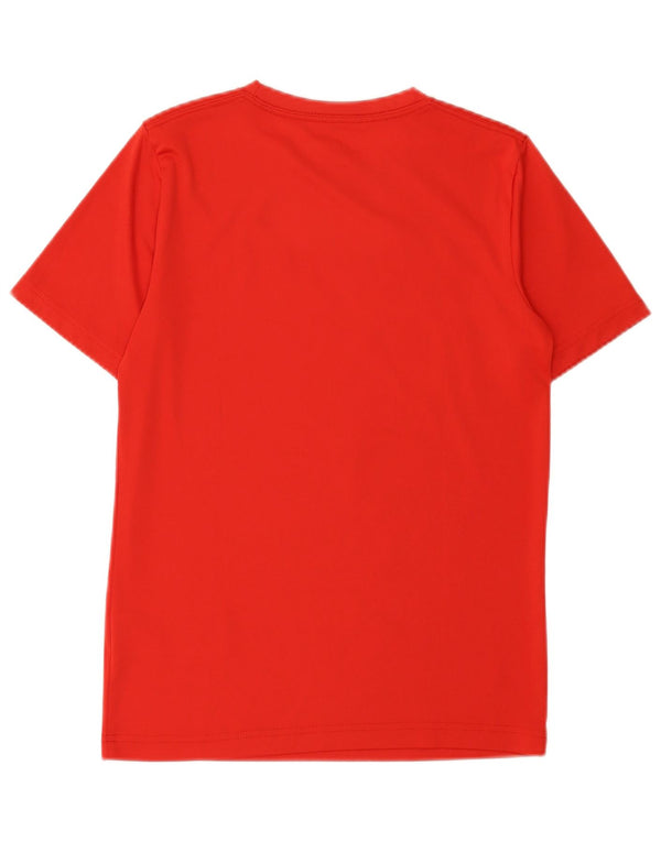 Jordan Boys Graphic T-Shirt Top 12-13 Years Large Red Polyester