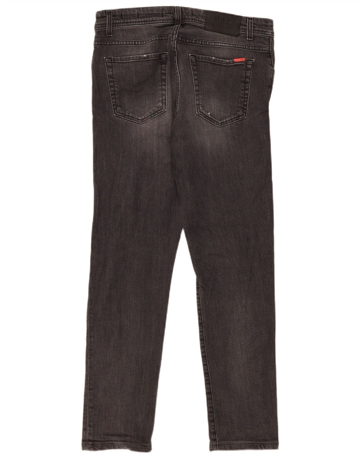 Liu Jo Mens Regular Slim Jeans W35 L30 Grey Cotton