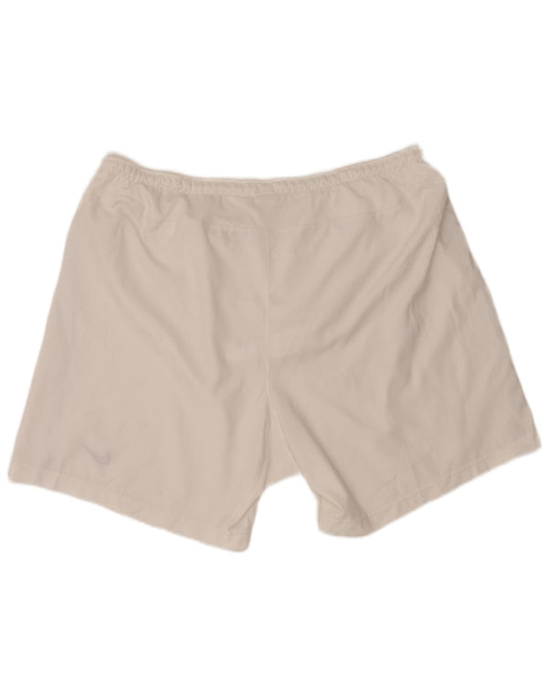 Nike Mens Sport Shorts 2XL White Polyester