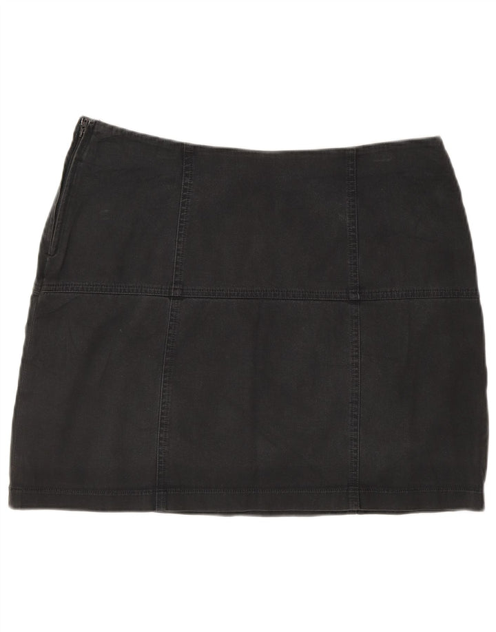 Calvin Klein Womens Mini Skirt W30 Medium  Grey Cotton