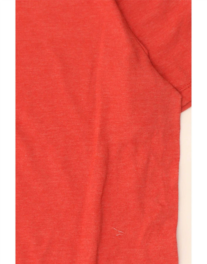 Hurley Mens Graphic T-Shirt Top Large Red Polyester