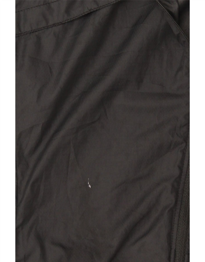 Nike Womens Hooded Rain Jacket UK 14 Medium Black Polyester Sports