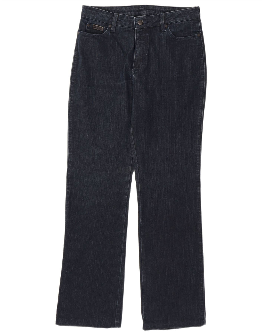 Wrangler Womens TIna Bootcut Jeans W30 L32 Navy Blue Cotton