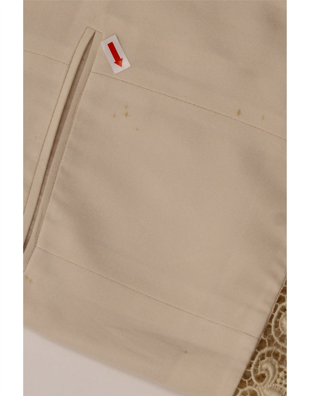 LUISA SPAGNOLI Womens 3 Button Blazer Jacket IT 42 Medium Beige Acetate