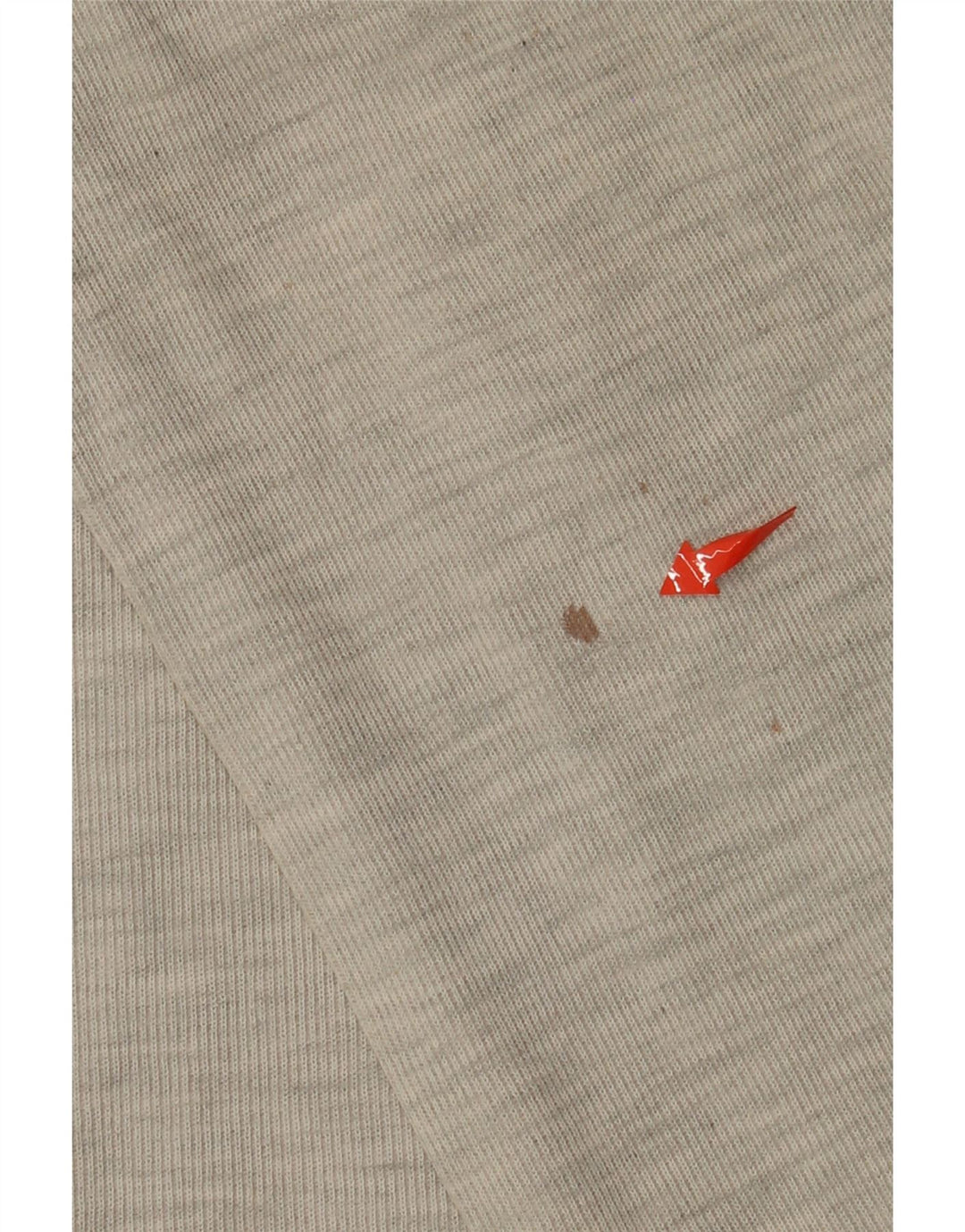 Island Port Mens Zip Neck Long Sleeve Polo Shirt XL Grey Flecked