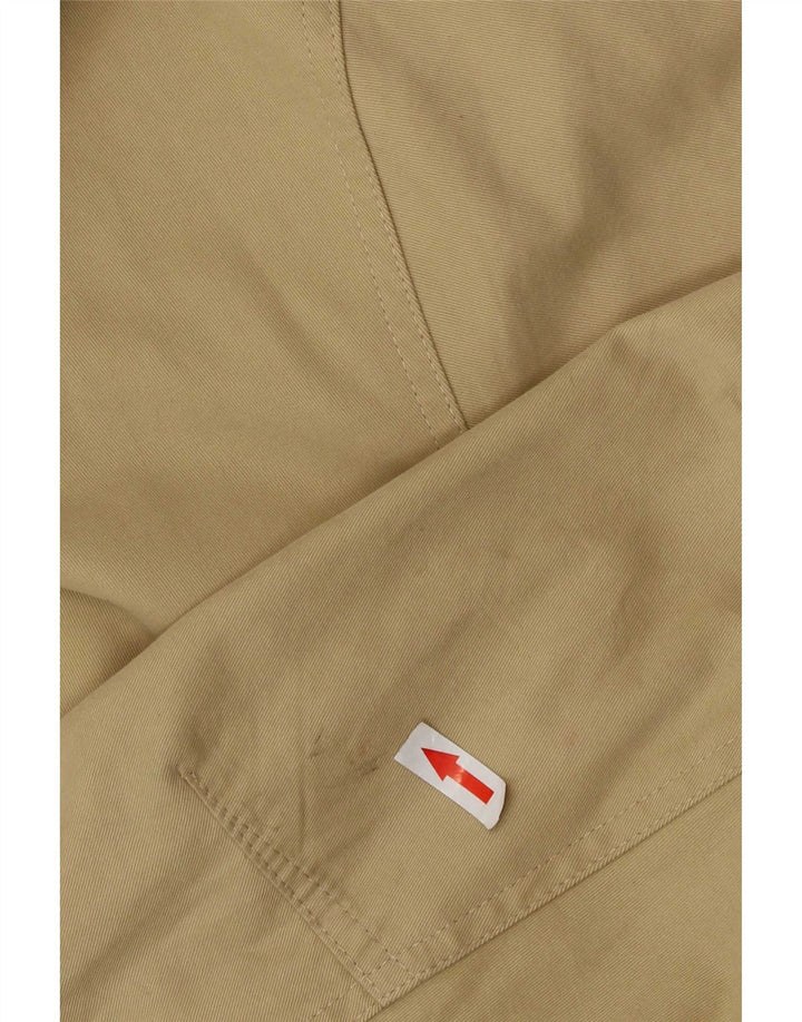 Amerigo Vespucci Mens Bomber Jacket UK 44 2XL Beige Polyester