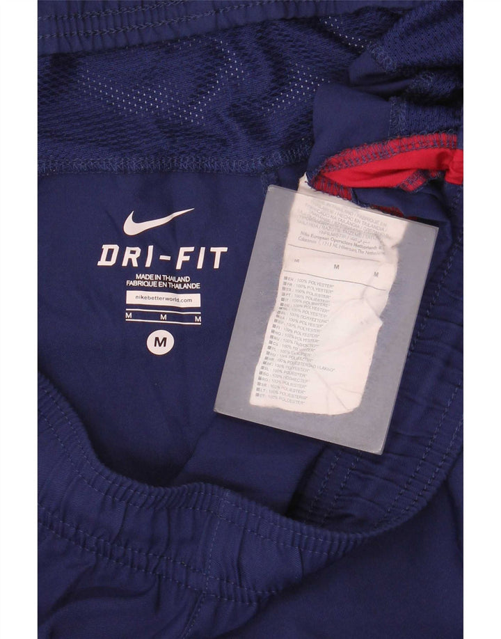 Nike Mens Barcelona Sport Shorts Medium Navy Blue Colourblock Polyester