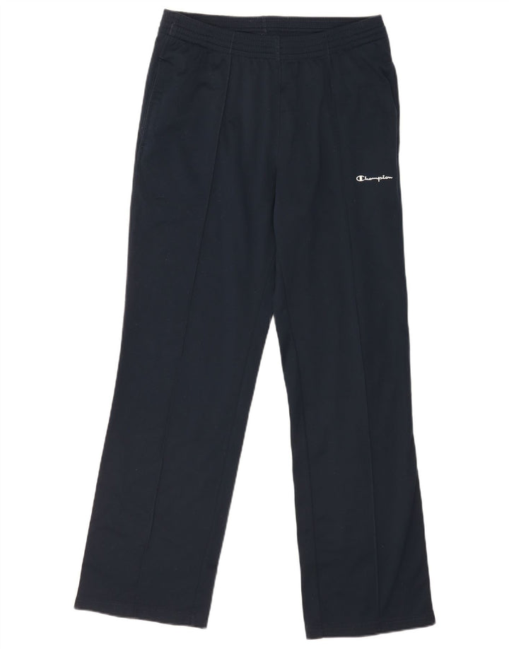 Champion Mens Tracksuit Trousers Small Navy Blue Polyester