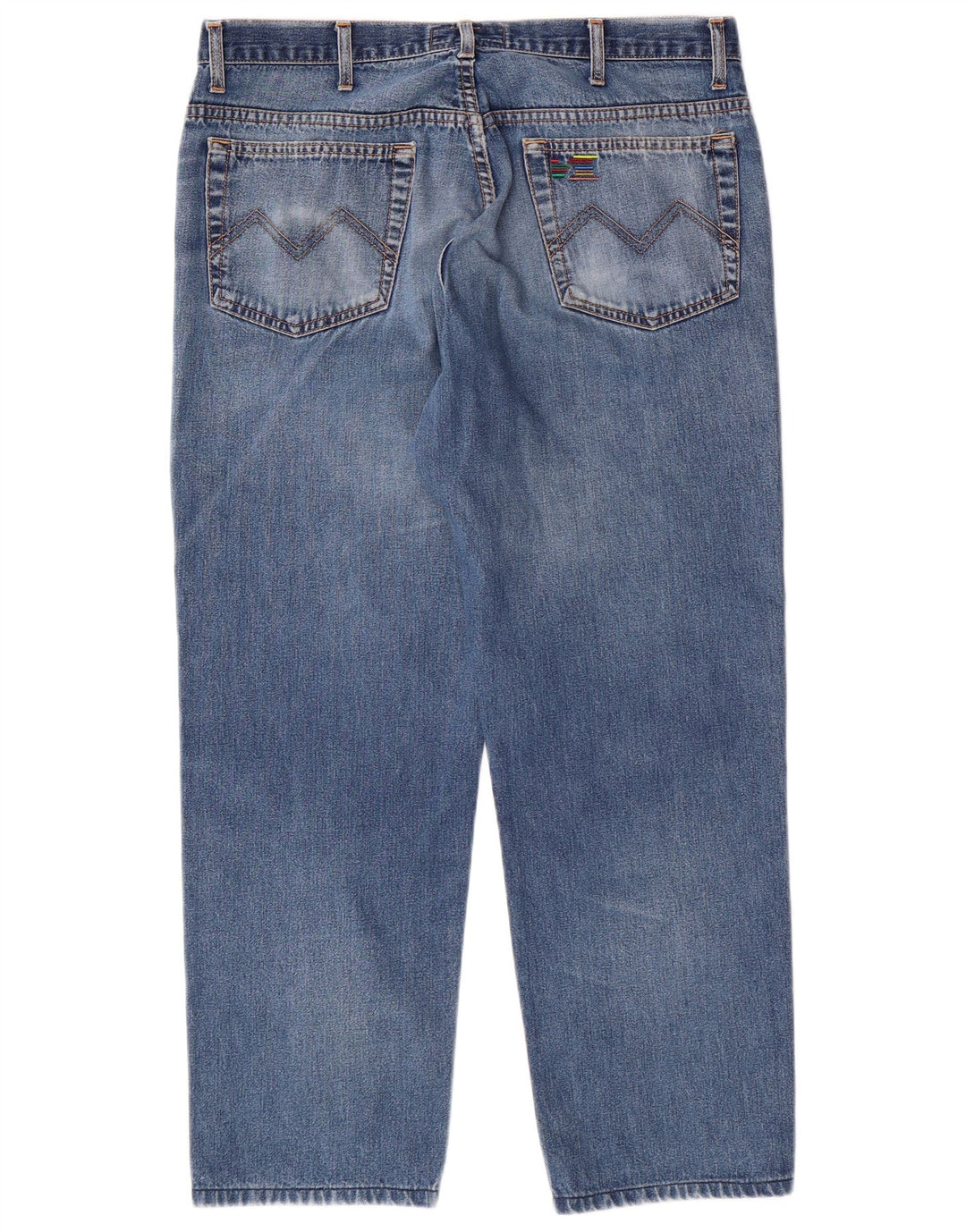 MISSONI SPORT Mens Tapered Cropped Jeans IT 52 XL W36 L26 Blue Cotton