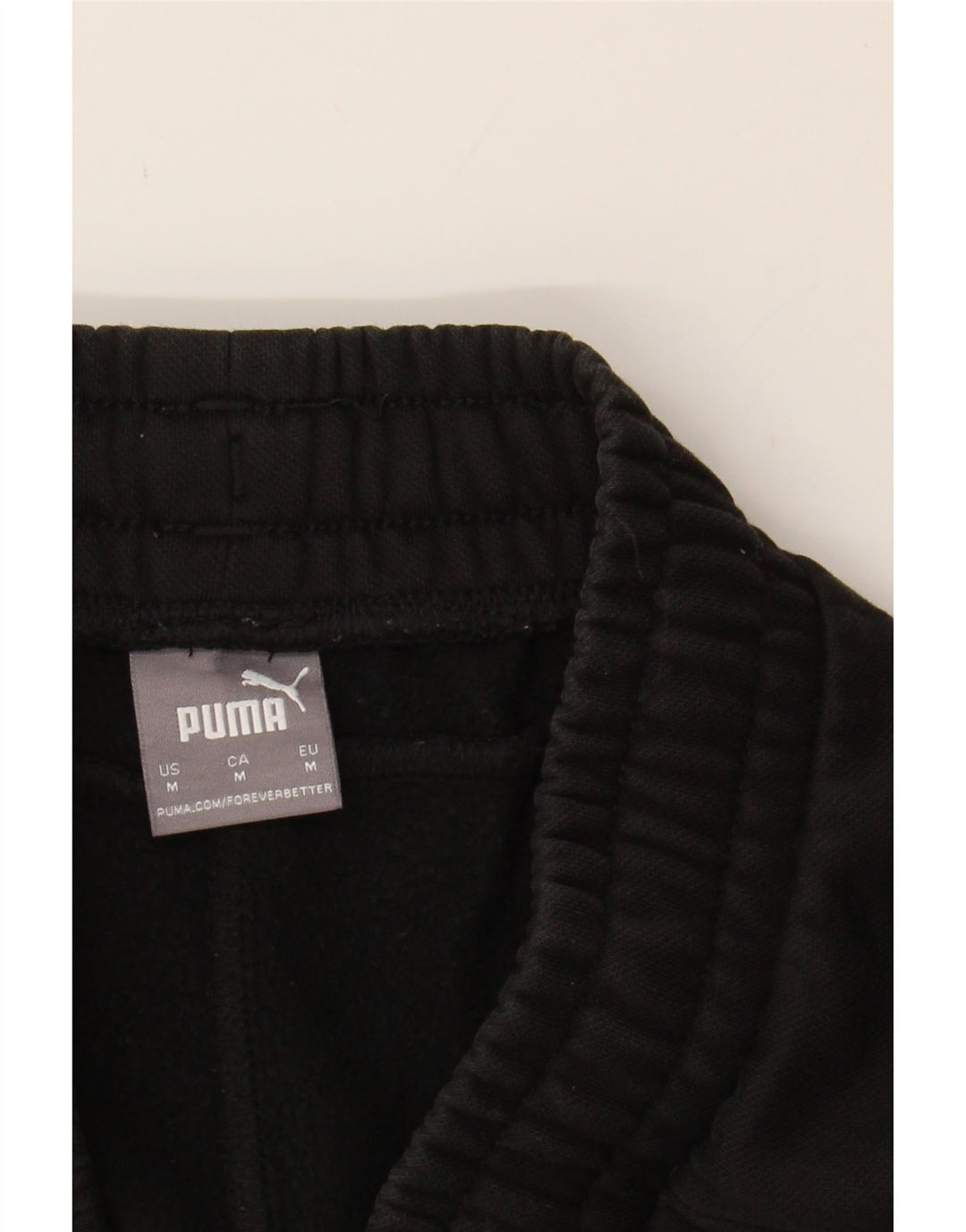 PUMA Mens Tracksuit Trousers Joggers Medium  Black Cotton Vintage Puma and Second-Hand Puma from Messina Hembry 