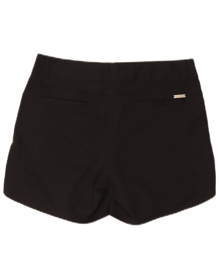 Adidas Womens Casual Shorts US 8 Medium Black Polyester