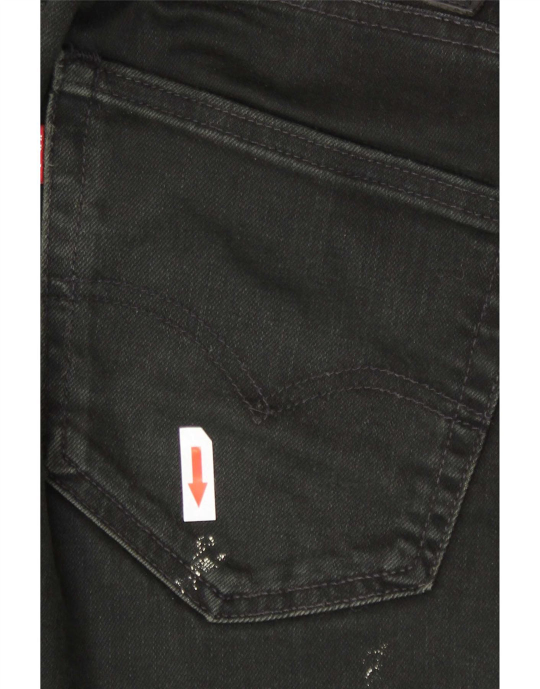 Levi's Mens Slim Jeans W34 L34 Black Cotton