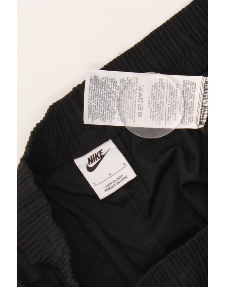 Nike Mens Cargo Shorts Large W34 Black Cotton