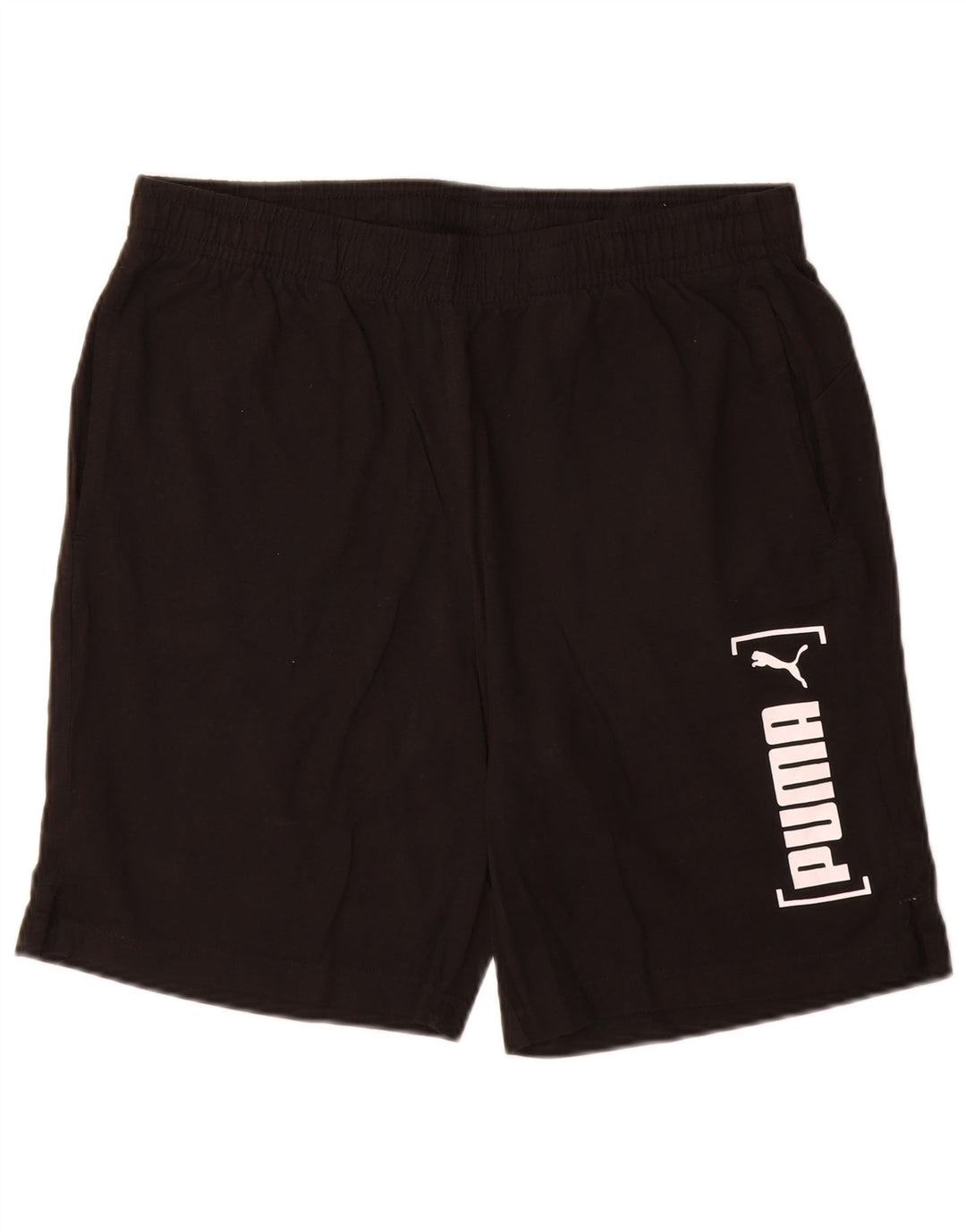 PUMA Mens Graphic Sport Shorts Large  Black