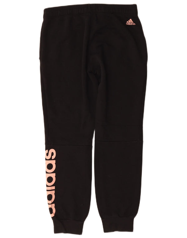 Adidas Womens Graphic Tracksuit Trousers Joggers UK 12/14 Medium Black