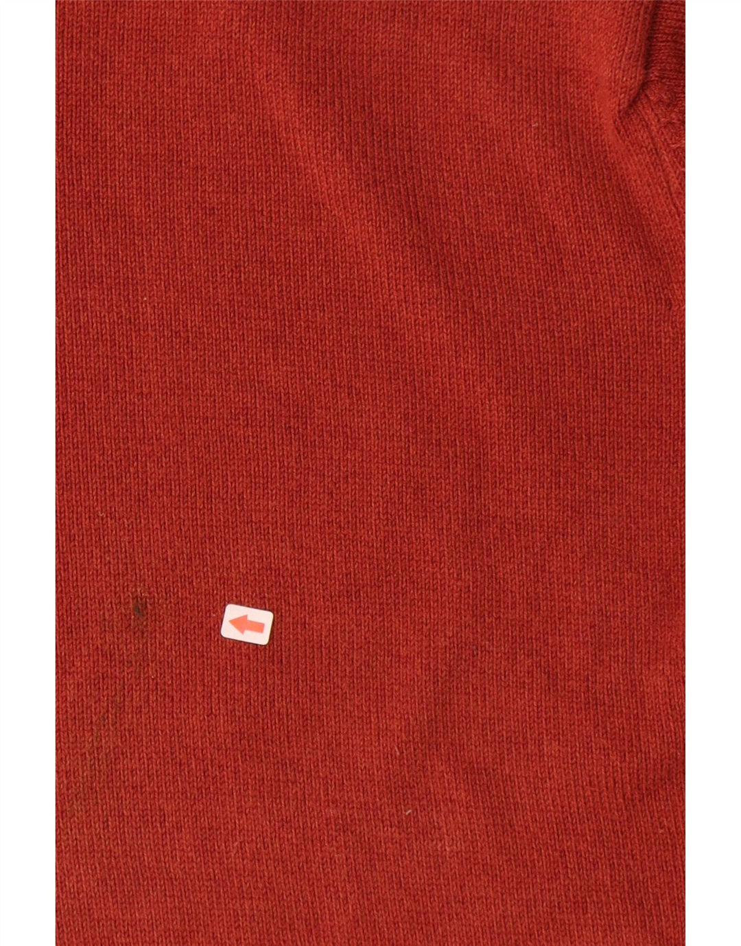 Marks & Spencer Mens Regular Fit Crew Neck Jumper Sweater Large Red Cotton