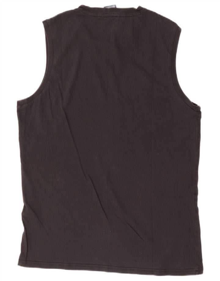 CHAMPION Mens Vest Top XL Black Cotton
