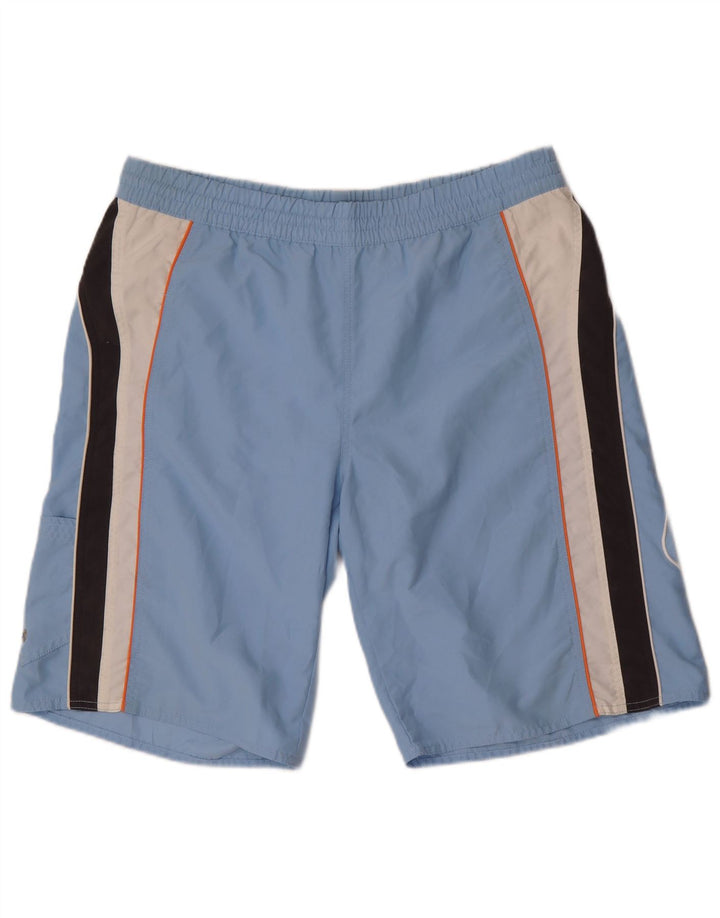 Arena Mens Graphic Swimming Shorts Large  Blue Colourblock Polyester