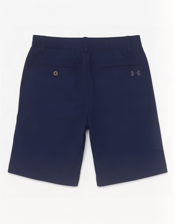 Under Armour Mens Heat Gear Chino Shorts W32 Medium Navy Blue Nylon