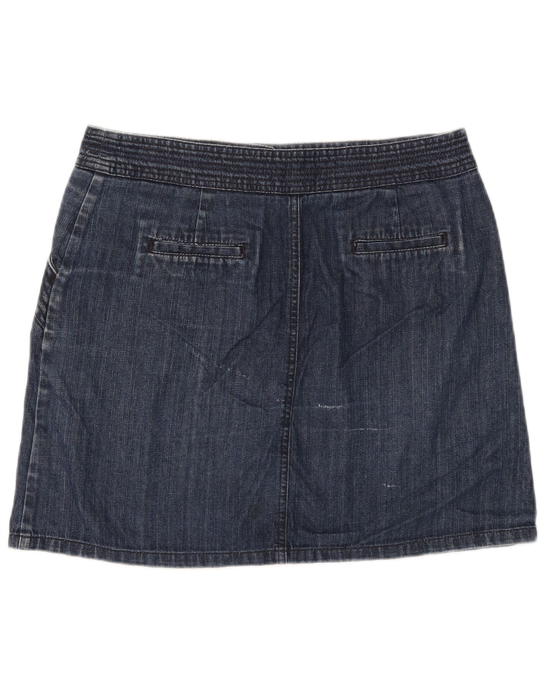 BODEN Womens Denim Skirt UK 14 Large W32  Navy Blue Cotton