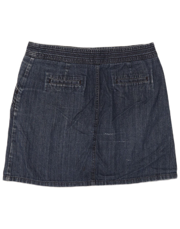 BODEN Womens Denim Skirt UK 14 Large W32  Navy Blue Cotton
