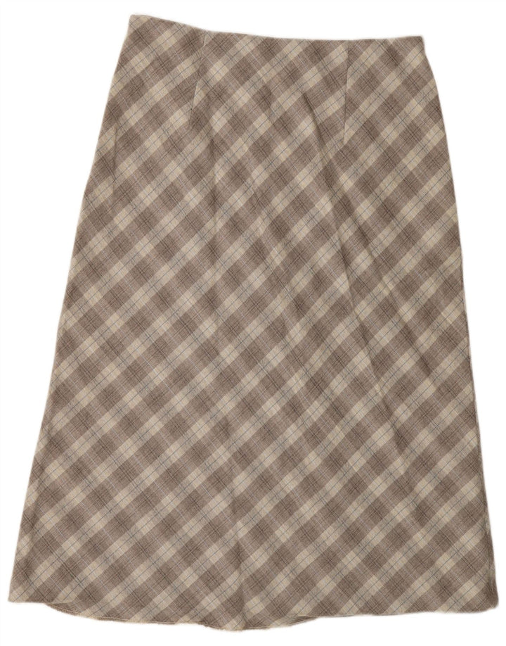 Elizabeth Ascot Womens A-Line Skirt Medium W30 Grey Check