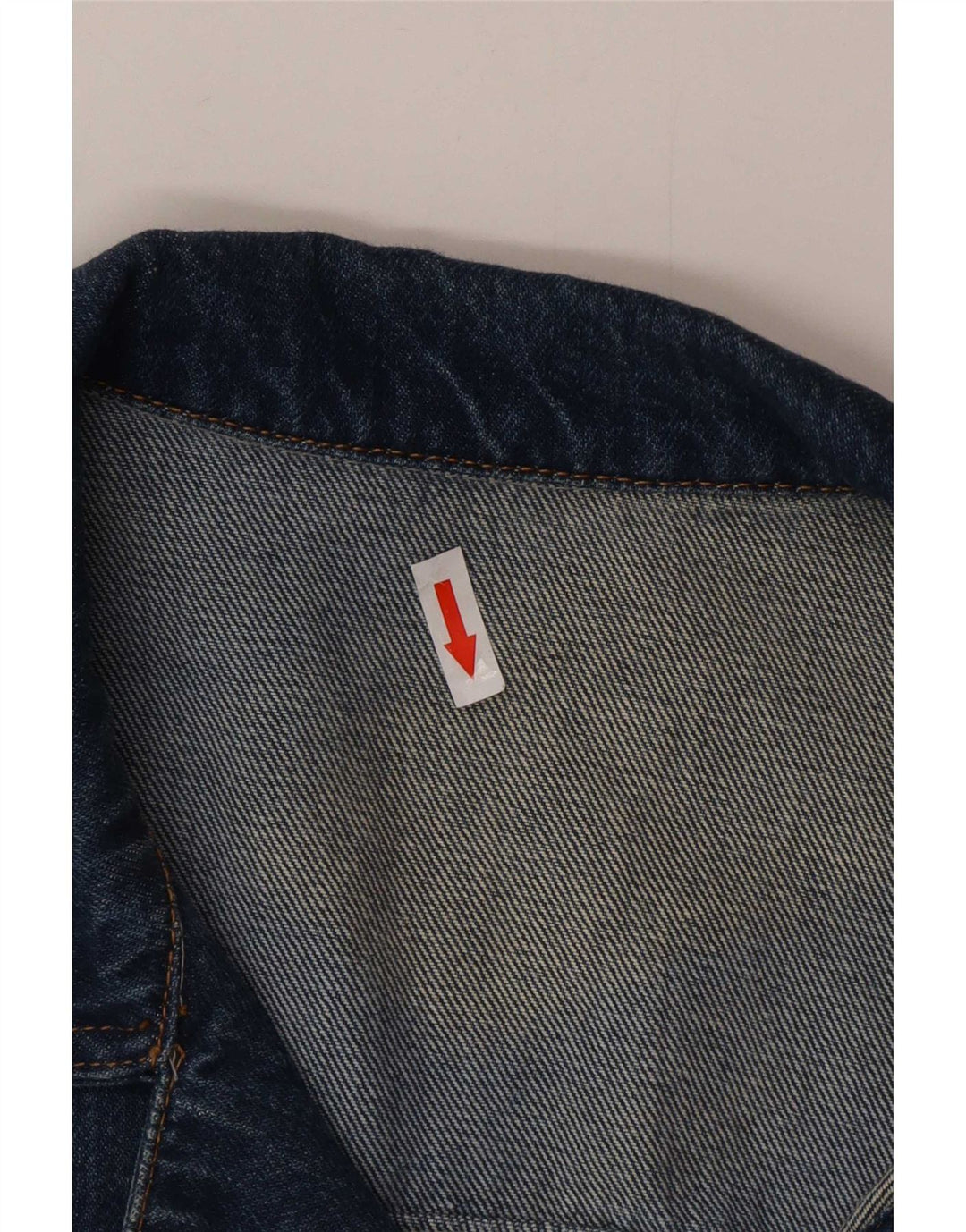 Vintage Mens Denim Jacket UK 44 2XL Blue Cotton