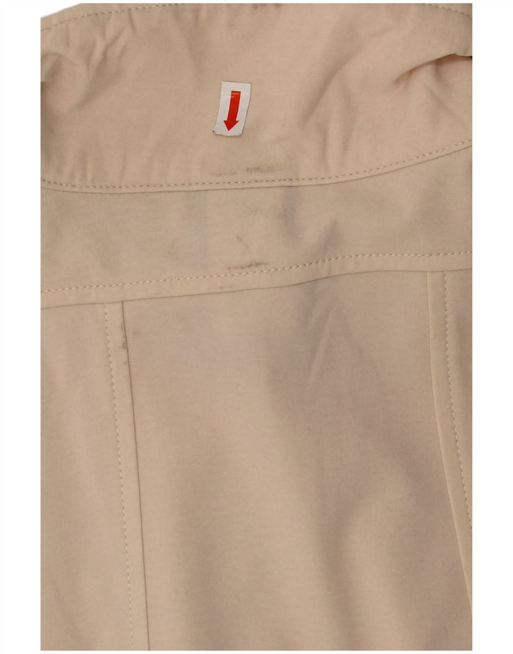 THE NORTH FACE Womens Bomber Jacket UK 6 XS Beige Polyester