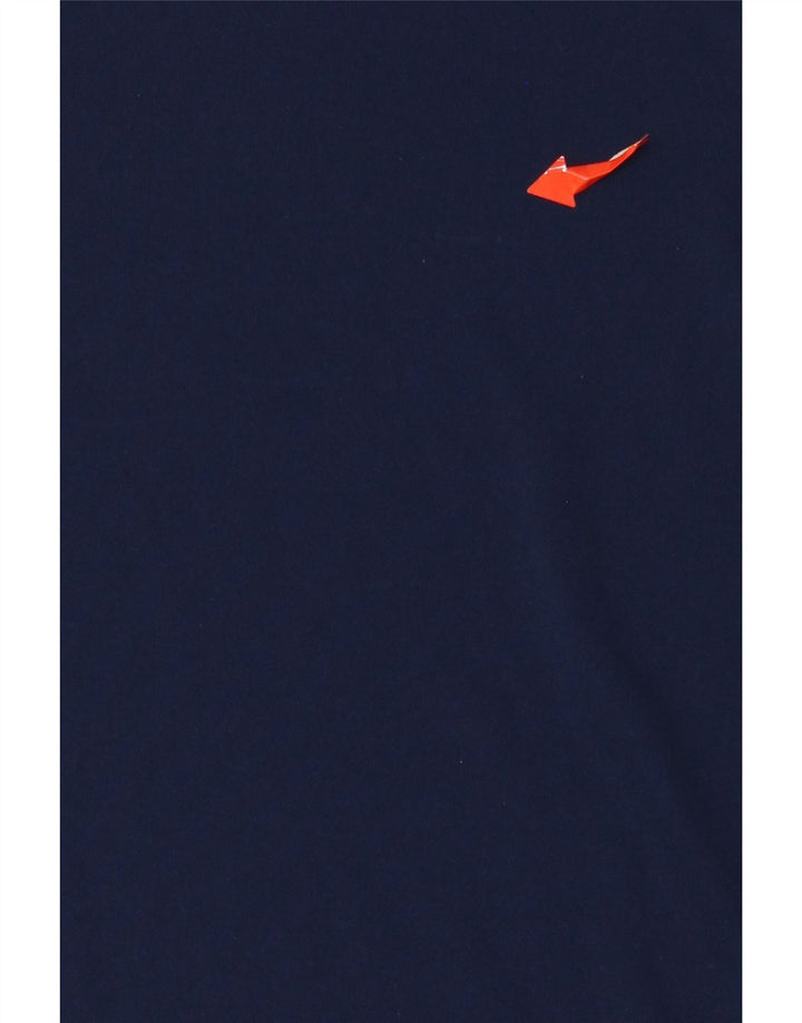 Adidas Mens Aeroready Graphic T-Shirt Top Medium Navy Blue Polyester