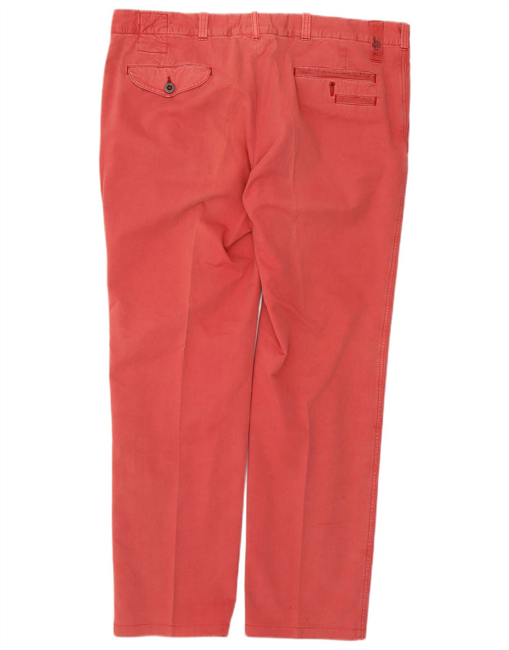 POLO RALPH LAUREN Mens Straight Chino Trousers W38 L30 Pink Cotton