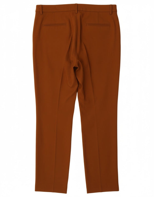 MASSIMO DUTTI Womens Slim Chino Trousers EU 40 Medium W30 L28 Brown