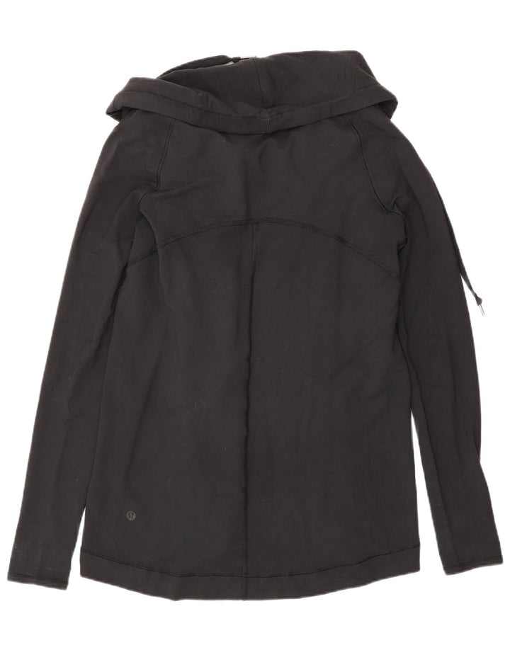 Lululemon Womens Tracksuit Top Jacket US 4 Small Black Modal