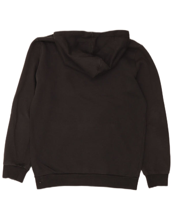 Puma Mens Graphic Hoodie Jumper XS Black Cotton