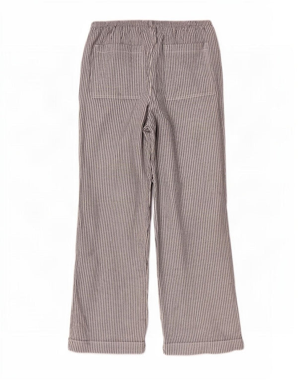 Marks & Spencer Womens High Waist Casual Trousers UK 16 Large W32 L26 Grey
