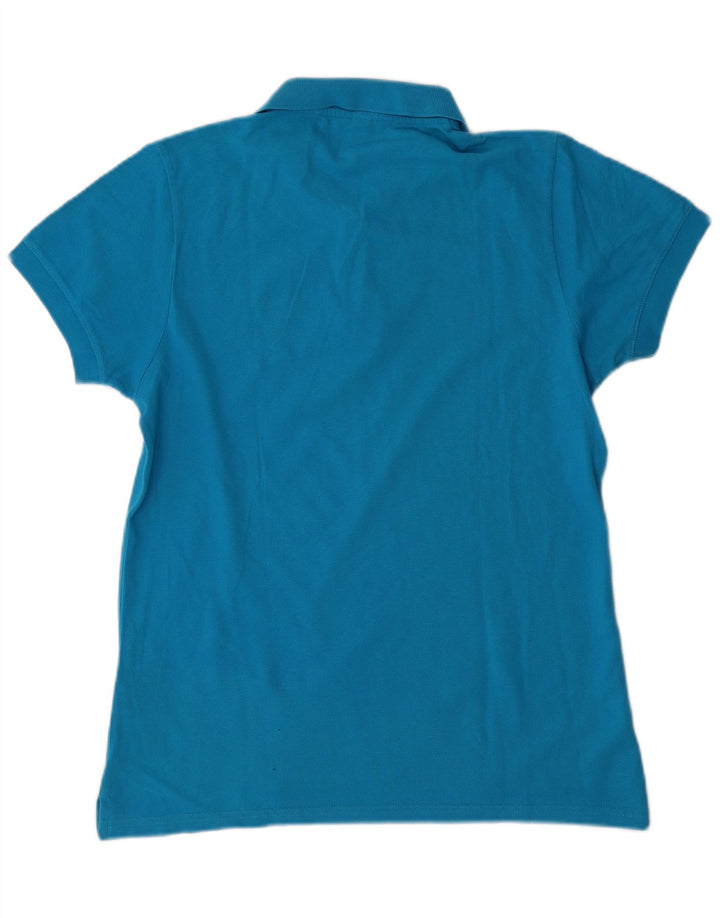 MOSCHINO Mens Polo Shirt Small Blue Cotton