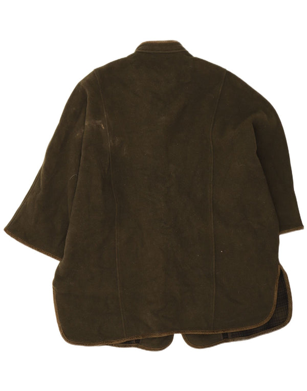 Marina Yachting Womens 3/4 Sleeve Overcoat UK 22 3XL Khaki Wool